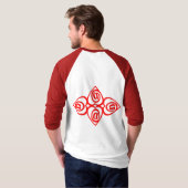 Modèle de T-Shirt foncé de base (Dos entier)
