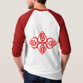 Modèle de T-Shirt foncé de base (Dos)