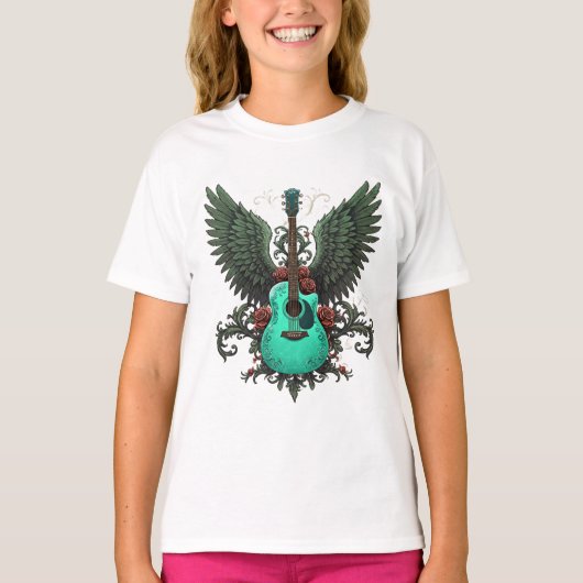 Modèle de T-shirt imprimé de Guiter (Devant)