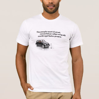 Modèle de T-shirt - ligne 3