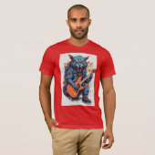 Modèle de T-shirt scray (Devant entier)