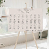 Modèle de tableau de bord du Mariage Sage Boho