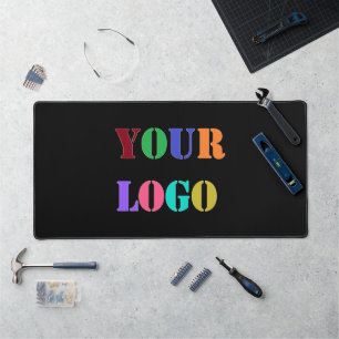 Modèle de tapis de bureau avec logo personnalisé