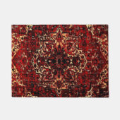 Modèle de tapis oriental en rouge foncé (Devant)