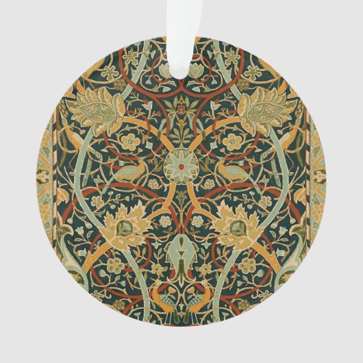 Modèle de tapisserie forestière de William Morris (devant)