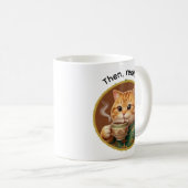 Modèle de tasse à café Chat Chanceux Clin d'œil Dr (Devant droit)