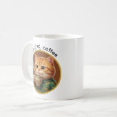 Modèle de tasse à café Chat Chanceux Clin d'œil Dr (Devant gauche)