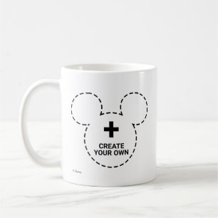 Modèle de Tasse avec l'icône de Mickey Mouse