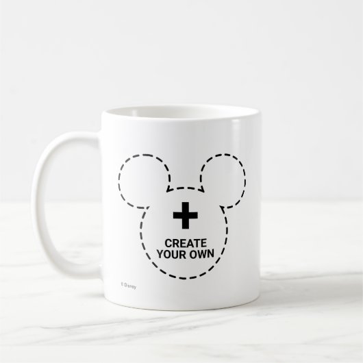 Modèle de Tasse avec l'icône de Mickey Mouse (Gauche)