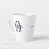Modèle de tasse de latte à image double face d'ani (Angle gauche)
