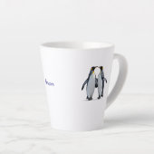 Modèle de tasse de latte à image double face d'ani (Angle droit)