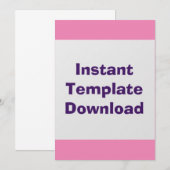 Modèle de téléchargement instantané de la carte ma (Devant / Derrière)