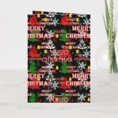 Modèle de texte décoratif Joyeux Noël (Dos)