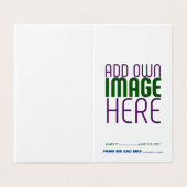 MODÈLE DE TEXTE D'IMAGE BLANCHE SIMPLE MODERNE (Outside Unfolded)