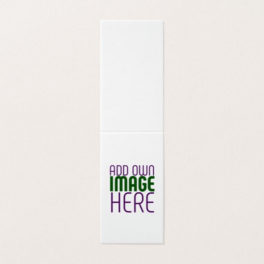 MODÈLE DE TEXTE D'IMAGE BLANCHE SIMPLE MODERNE (Outside Unfolded)