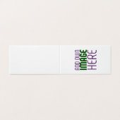 MODÈLE DE TEXTE D'IMAGE BLANCHE SIMPLE MODERNE (Outside Unfolded)