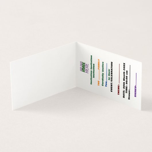 MODÈLE DE TEXTE D'IMAGE BLANCHE SIMPLE MODERNE (Inside)