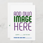 MODÈLE DE TEXTE D'IMAGE BLANCHE SIMPLE MODERNE (Devant / Derrière)