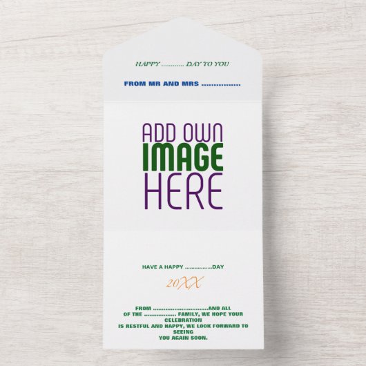 MODÈLE DE TEXTE D'IMAGE BLANCHE SIMPLE MODERNE (À l'intérieur)