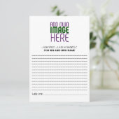 MODÈLE DE TEXTE D'IMAGE BLANCHE SIMPLE MODERNE (Debout devant)