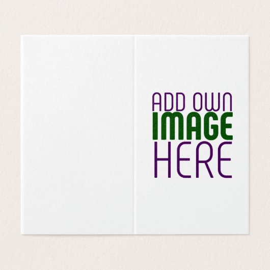 MODÈLE DE TEXTE D'IMAGE BLANCHE SIMPLE MODERNE (Outside Unfolded)