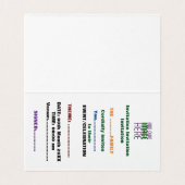 MODÈLE DE TEXTE D'IMAGE BLANCHE SIMPLE MODERNE (Inside Unfolded)