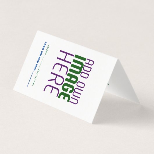 MODÈLE DE TEXTE D'IMAGE BLANCHE SIMPLE MODERNE (Front)