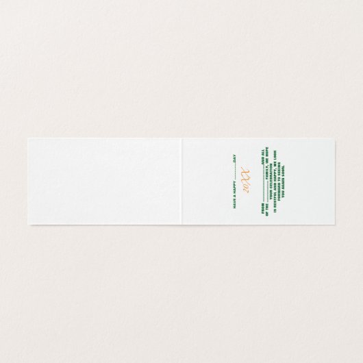 MODÈLE DE TEXTE D'IMAGE BLANCHE SIMPLE MODERNE (Inside Unfolded)