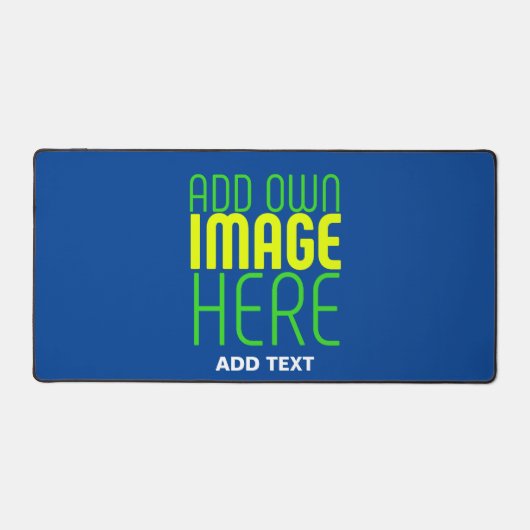MODÈLE DE TEXTE D'IMAGE BLEU MODERNE MODIFIABLE (Recto)