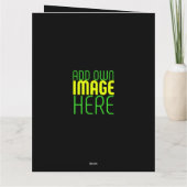 MODÈLE DE TEXTE D'IMAGE NOIRE SIMPLE ET MODERNE (Dos)