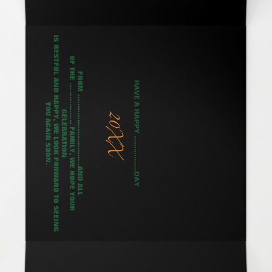 MODÈLE DE TEXTE D'IMAGE NOIRE SIMPLE ET MODERNE (Intérieur au milieu)