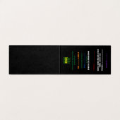 MODÈLE DE TEXTE D'IMAGE NOIRE SIMPLE ET MODERNE (Inside Unfolded)