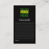 MODÈLE DE TEXTE D'IMAGE NOIRE SIMPLE ET MODERNE (Devant)