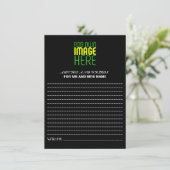 MODÈLE DE TEXTE D'IMAGE NOIRE SIMPLE ET MODERNE (Debout devant)