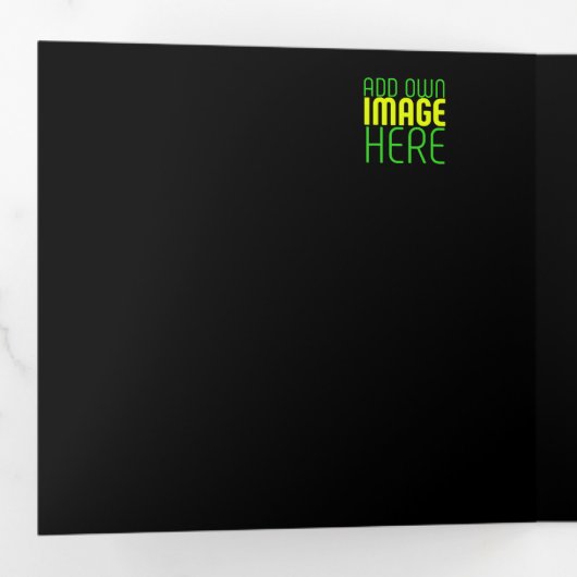 MODÈLE DE TEXTE D'IMAGE NOIRE SIMPLE ET MODERNE (Intérieur en premier)