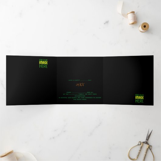 MODÈLE DE TEXTE D'IMAGE NOIRE SIMPLE ET MODERNE (Intérieur)