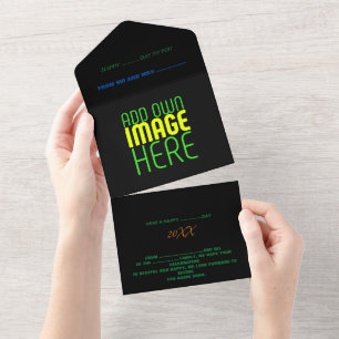 MODÈLE DE TEXTE D'IMAGE NOIRE SIMPLE ET MODERNE