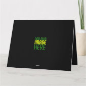 MODÈLE DE TEXTE D'IMAGE NOIRE SIMPLE ET MODERNE (Dos)