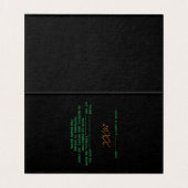 MODÈLE DE TEXTE D'IMAGE NOIRE SIMPLE ET MODERNE (Inside Unfolded)