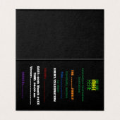 MODÈLE DE TEXTE D'IMAGE NOIRE SIMPLE ET MODERNE (Inside Unfolded)