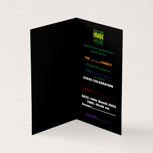 MODÈLE DE TEXTE D'IMAGE NOIRE SIMPLE ET MODERNE (Inside)