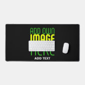 MODÈLE DE TEXTE D'IMAGE NOIRE SIMPLE ET MODERNE (Clavier et souris)