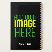 MODÈLE DE TEXTE D'IMAGE NOIRE SIMPLE ET MODERNE (Dos)