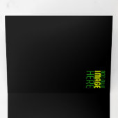 MODÈLE DE TEXTE D'IMAGE NOIRE SIMPLE ET MODERNE (Intérieur en premier)