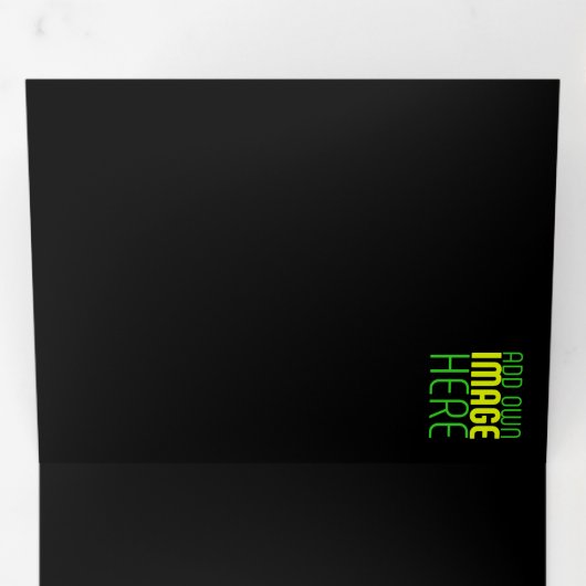 MODÈLE DE TEXTE D'IMAGE NOIRE SIMPLE ET MODERNE (Intérieur en premier)