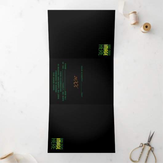 MODÈLE DE TEXTE D'IMAGE NOIRE SIMPLE ET MODERNE (Intérieur)