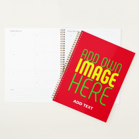 MODÈLE DE TEXTE D'IMAGE ROUGE SIMPLE MODERNE (Devant avec enveloppe)