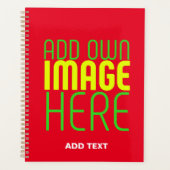 MODÈLE DE TEXTE D'IMAGE ROUGE SIMPLE MODERNE (Devant)