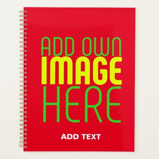 MODÈLE DE TEXTE D'IMAGE ROUGE SIMPLE MODERNE (Devant)