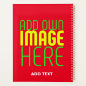 MODÈLE DE TEXTE D'IMAGE ROUGE SIMPLE MODERNE (Dos)